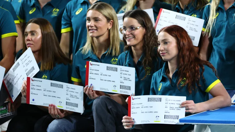 Australian Olympic swimming team 