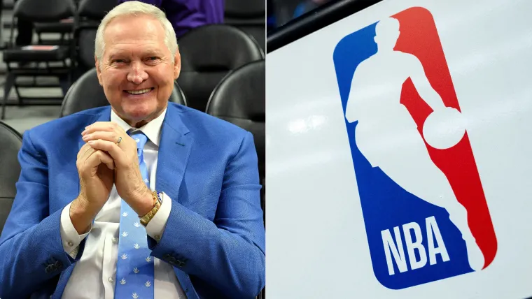 Jerry West, NBA logo