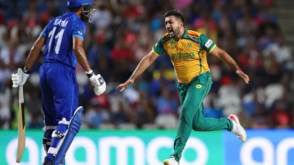 Tabraiz Shamsi vs Afghanistan