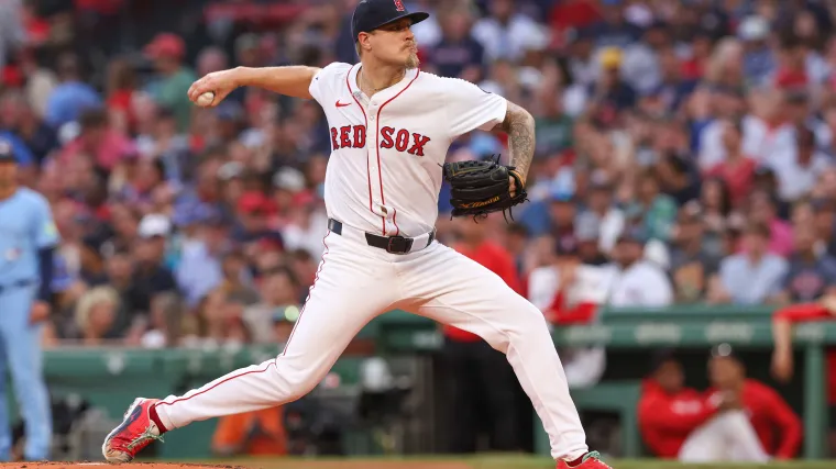 Red Sox Tanner Houck - Mandatory Credit: Paul Rutherford-USA TODAY Sports