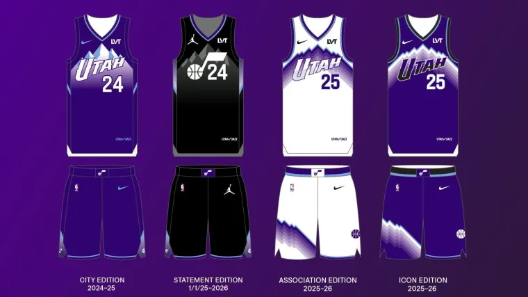 Utah Jazz Unveil New Uniforms