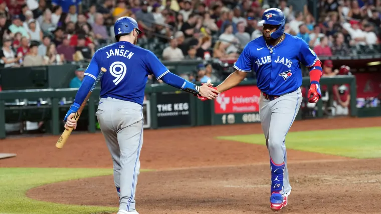 Vladimir Guerrero Jr. and Danny Jansen