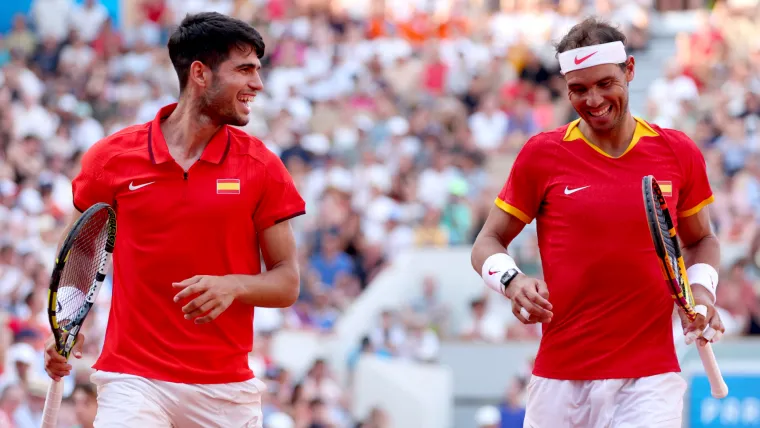 Carlos Alcaraz Rafael Nadal Juegos Olimpicos 2024 Olympics