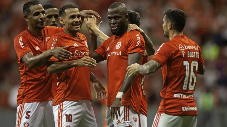 Internacional celebra gol