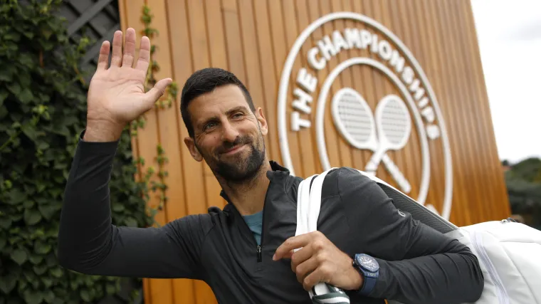 Novak Djokovic at Wimbledon