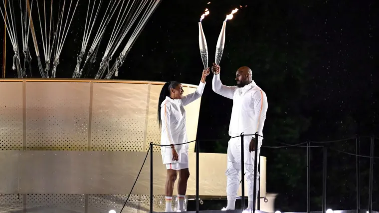 Marie-José Perec e Teddy Riner