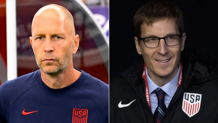 Gregg Berhalter (left) and Jay Berhalter (right)