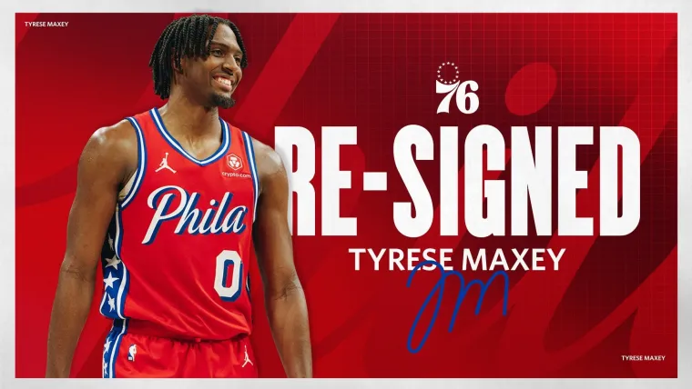 Philadelphia 76ers Tyrese Maxey