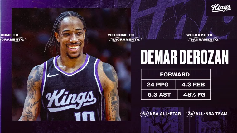 Sacramento Kings DeMar DeRozan