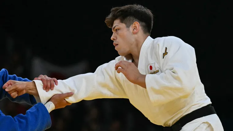 Sanshiro Murao Judo Japan 073124 AFP Jiji 村尾三四郎 パリ五輪 柔道日本代表