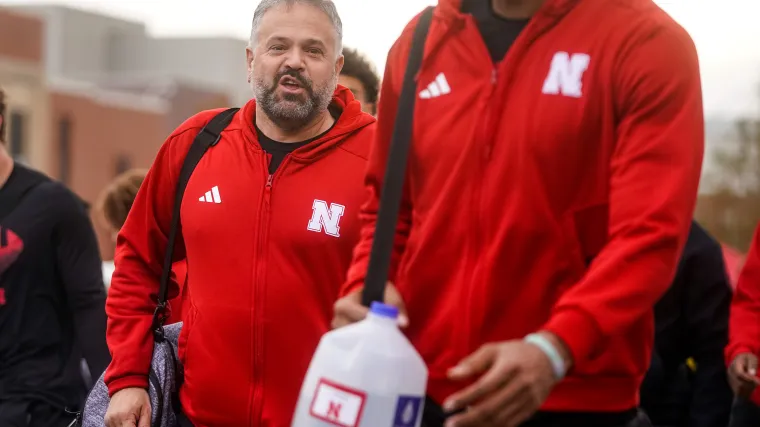 Nebraska Cornhuskers head coach Matt Rhule 