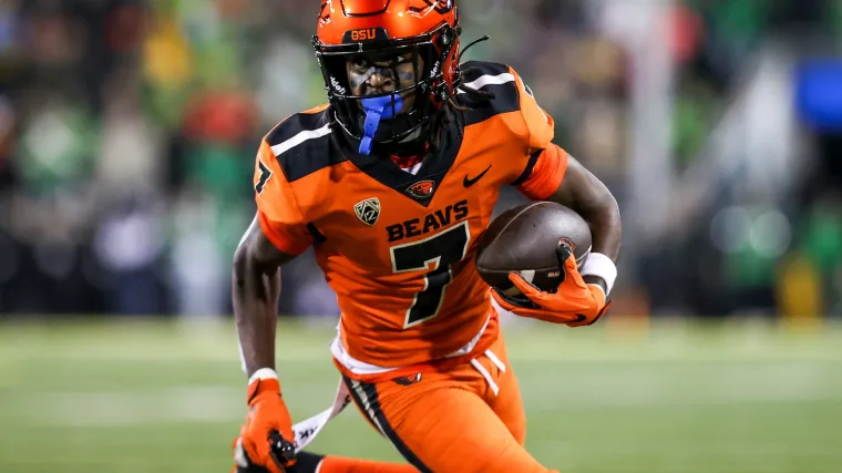 New Texas wide receiver Silas Bolden, who transferred from Oregon State