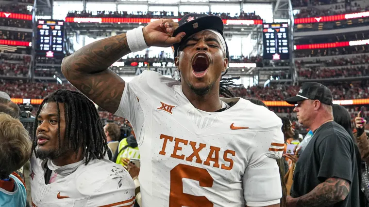 Former Texas quarterback Maalik Murphy at the 2023 Big XII championship game