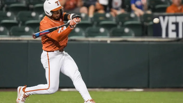 Texas Longhorns baseball player Nik Sanders