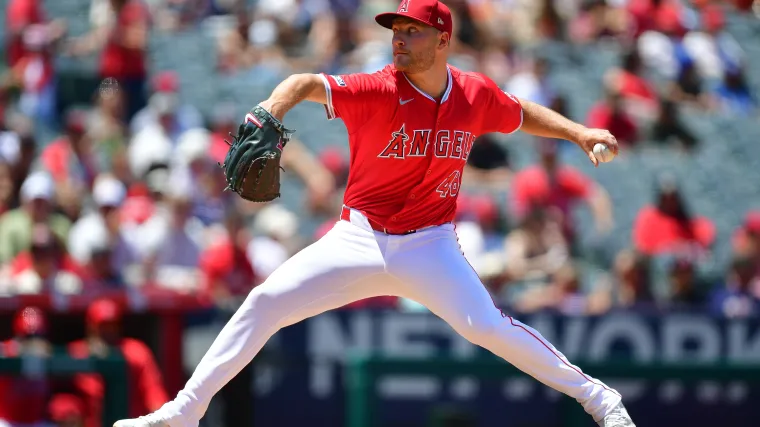 Angels Reid Detmers - Mandatory Credit: Gary A. Vasquez-USA TODAY Sports