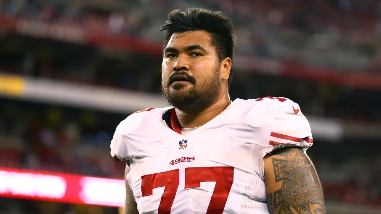 San Francisco 49ers guard Mike Iupati (77)