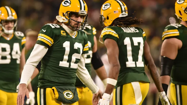 Aaron Rodgers and Davante Adams