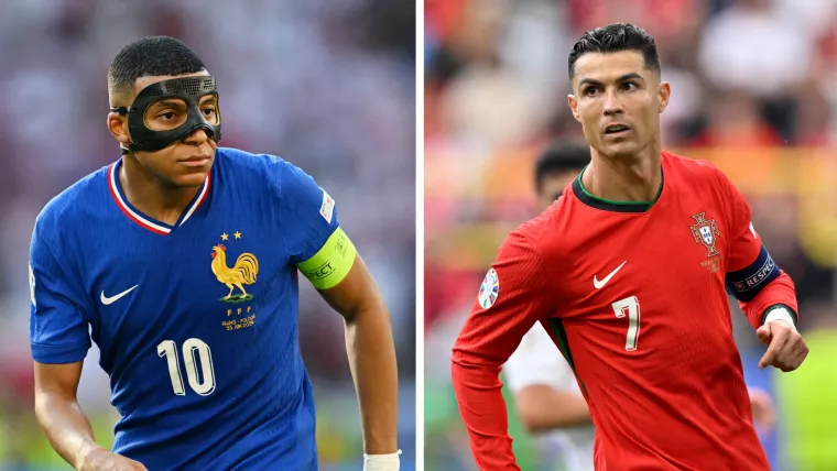 Kylian Mbappe and Cristiano Ronaldo