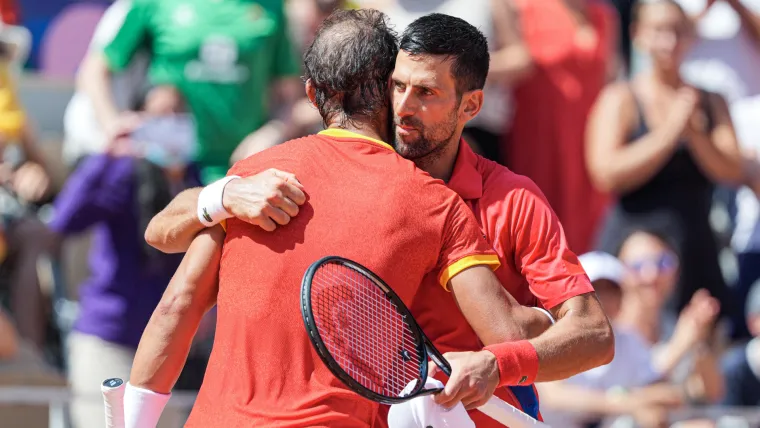 Rafael Nadal and Novak Djokovic