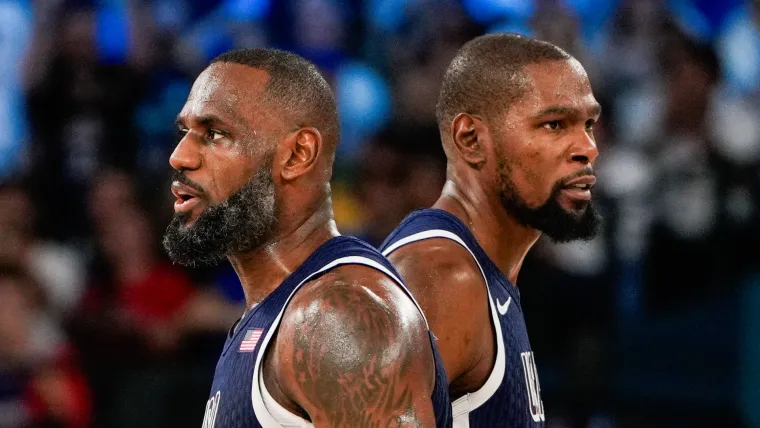 LeBron James and Kevin Durant