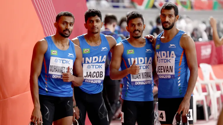 India men's 4X400 relay team