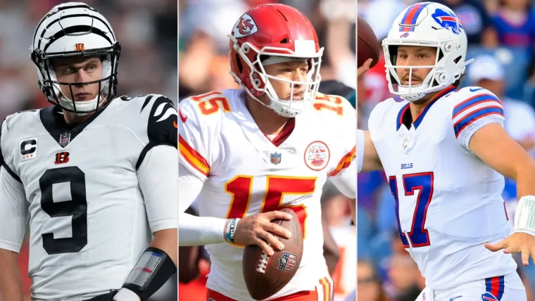 Joe Burrow, Patrick Mahomes, Josh Allen