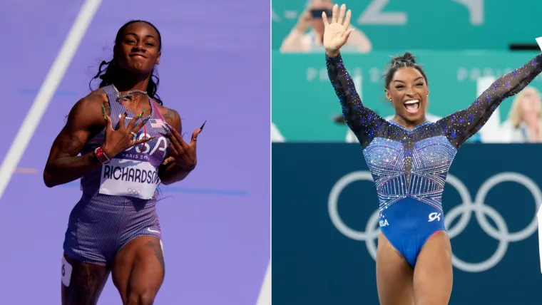 Sha'Carri Richardson, Simone Biles