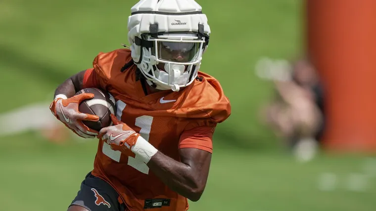 New Texas wide receiver Silas Bolden, who transferred from Oregon State