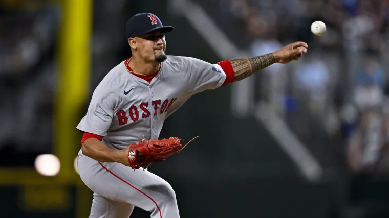 Red Sox Brennan Bernardino - Mandatory Credit: Jerome Miron-USA TODAY Sports