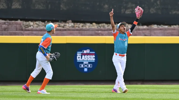 Venezuela celebrates at the Little League World Series