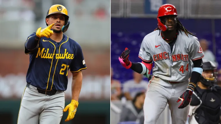 Milwaukee's Willy Adames and Cincinnati's Elly De La Cruz