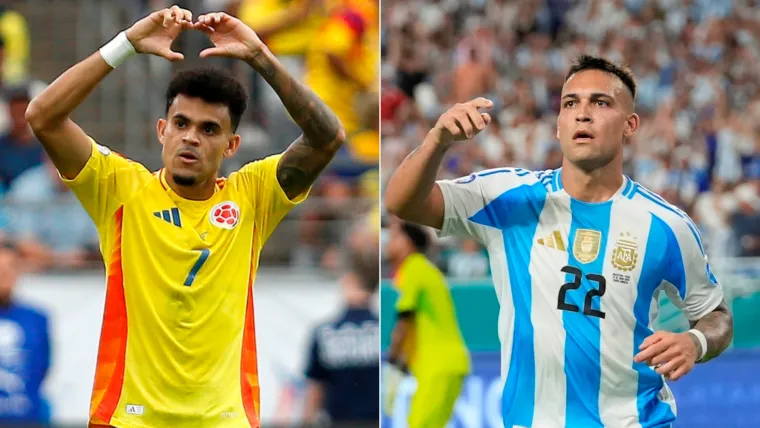 Colombia vs Argentina Luis Diaz Lautaro Martinez 2024 