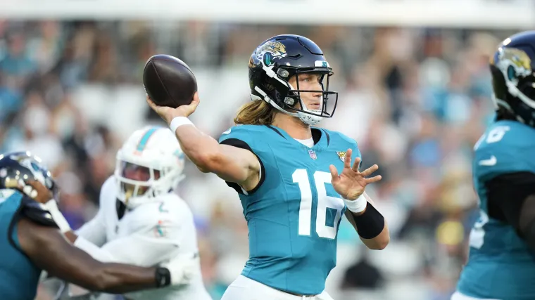 Trevor Lawrence of the Jacksonville Jaguars