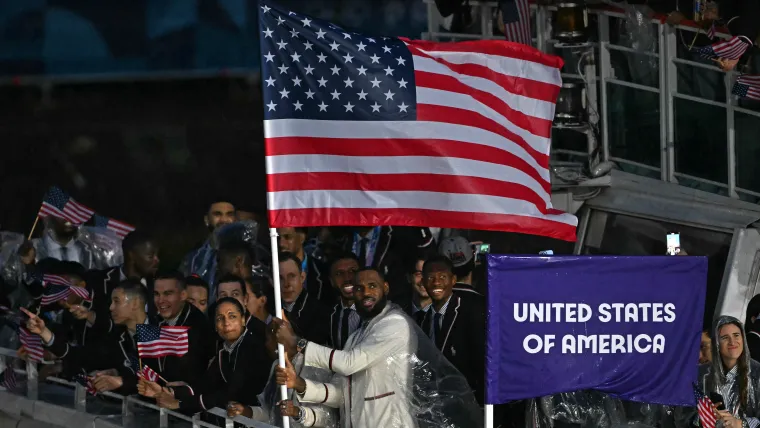 LeBron James nas Olimpíadas de Paris