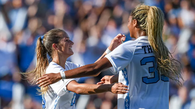 Kate Fassee and Olivia Thomas of UNC women's soccer