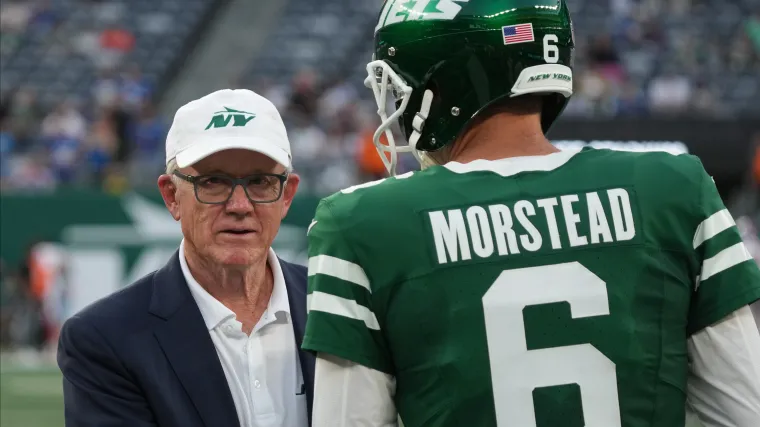 Thomas Morstead and Woody Johnson