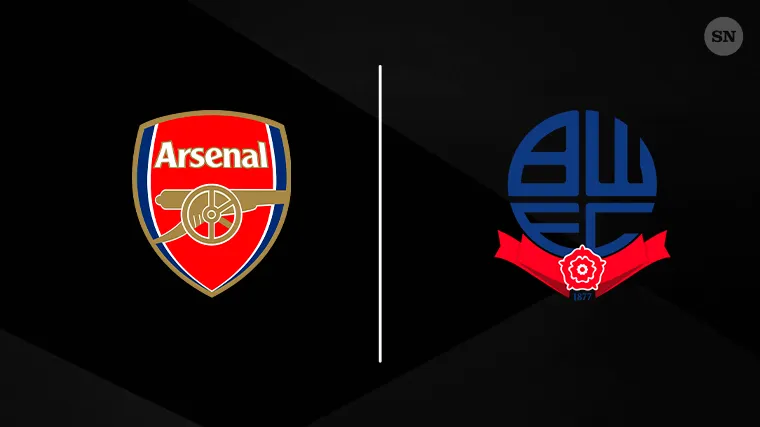 Escudos de Arsenal e Bolton