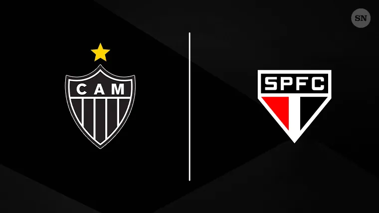 Escudos de Atlético e São Paulo