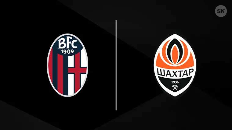 Escudos de Bologna e Shakhtar Donetsk