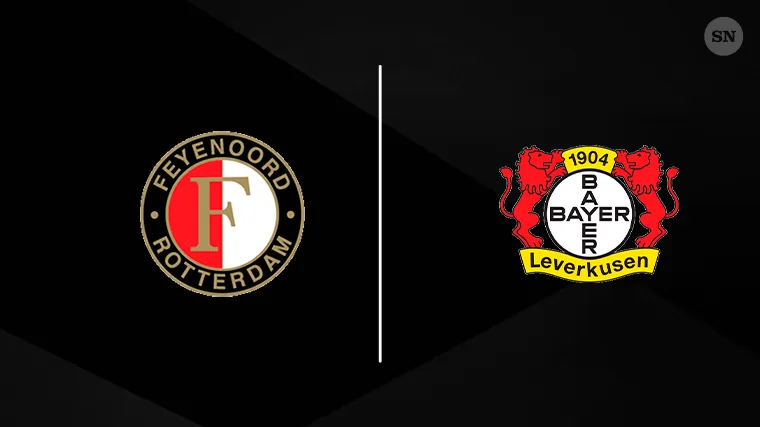 Escudos de Feyenoord e Bayer Leverkusen