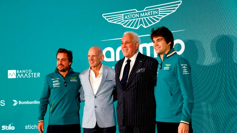 Aston Martin Fernando Alonso Adrian Newey Lance Stroll