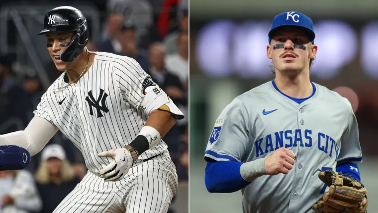 Aaron Judge Yankees Bobby Witt Royals