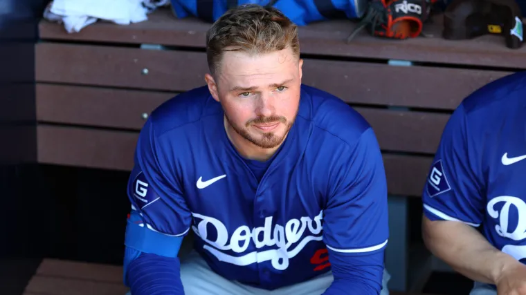 Los Angeles Dodgers infielder Gavin Lux