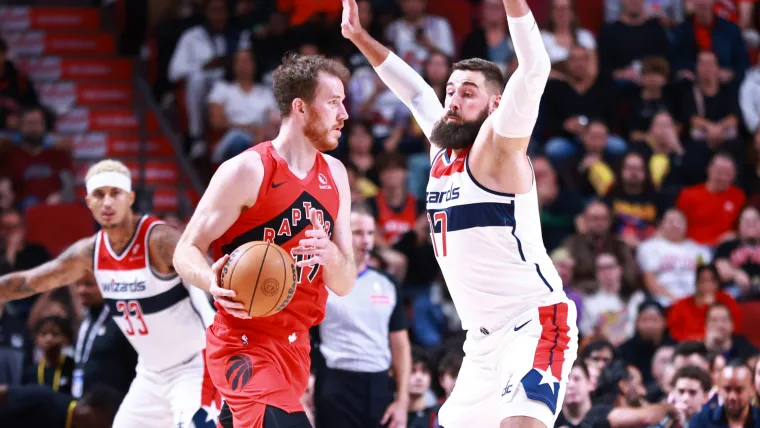 Jakob Poeltl and Jonas Valanciunas