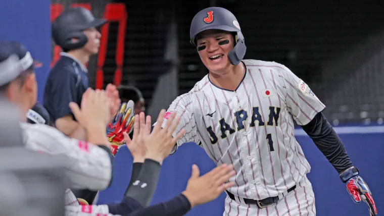 Shota Morishita Baseball Japan Premier 12 111324 jiji 森下翔太 野球日本代表 侍ジャパン