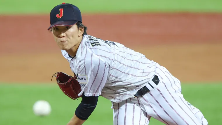 Takahisa Hayakawa Japan Baseball Premier 12 vs Cuba 111724 早川隆久 野球日本代表 侍ジャパン