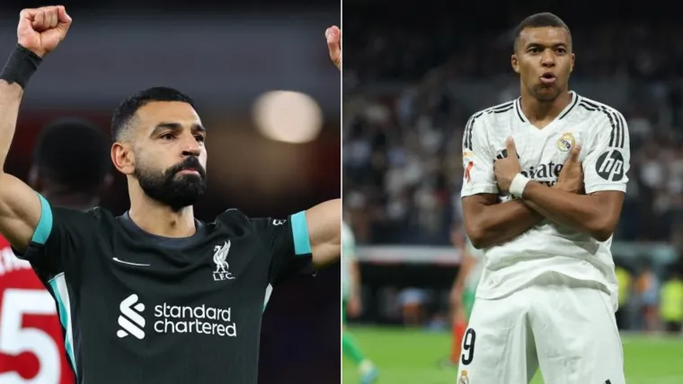 Salah and Mbappe