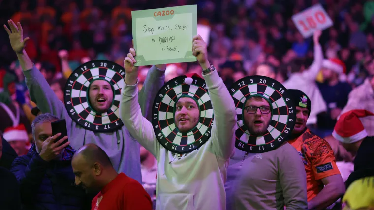 Darts fans