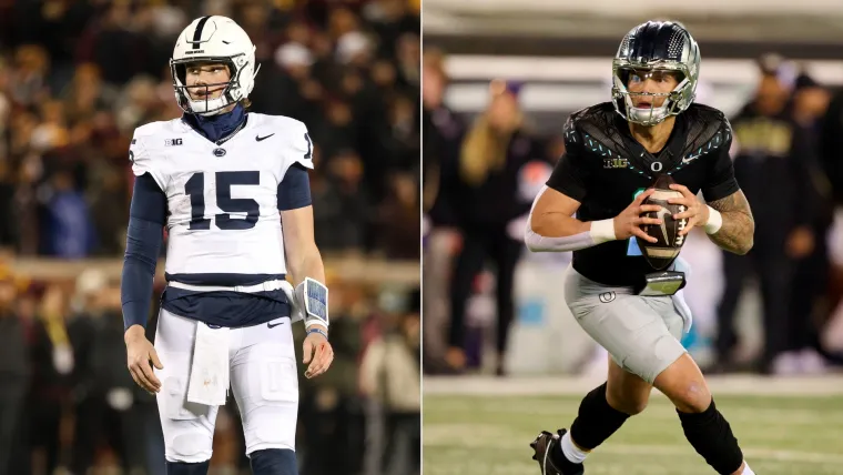 Penn State's Drew Allar and Oregon's Dillon Gabriel