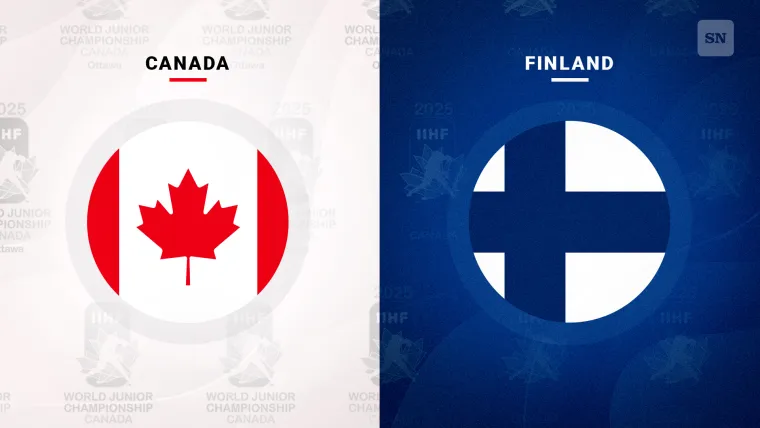 Canada vs. Finland at the 2025 World Juniors Championship